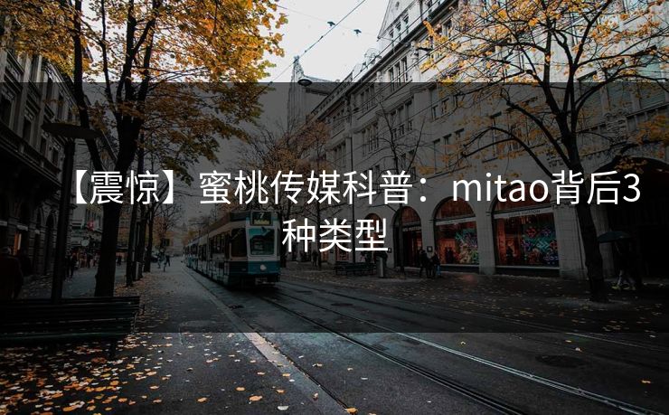 【震惊】蜜桃传媒科普：mitao背后3种类型